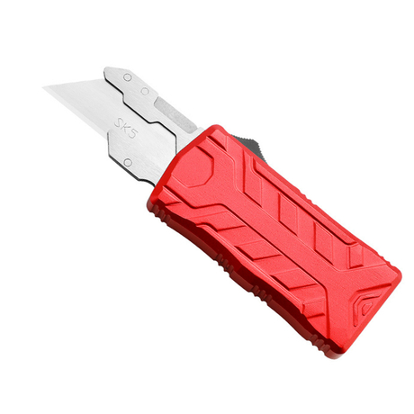 OTF Automatic Razor Knife Utility Blade Box Cutter