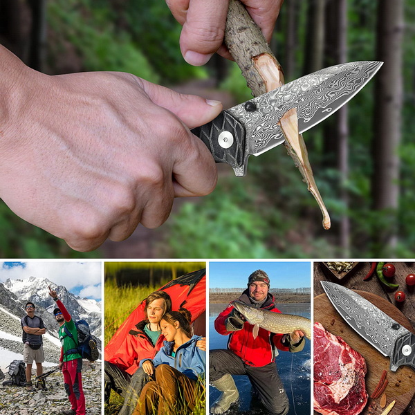 How Does a Damascus Outdoor Knife Compare to Stainless Steel Blades?