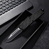 Black Tactical Carbon FIber OTF Knife 
