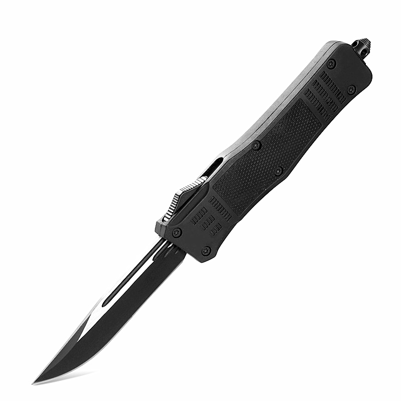 Delta Force Black Phantom D/A OTF Automatic Black Drop Point