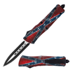 Stars And Bars Dual Action OTF Knife