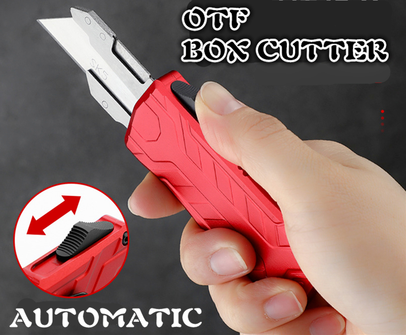 OTF Automatic Razor Knife Utility Blade Box Cutter